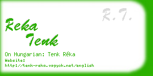 reka tenk business card